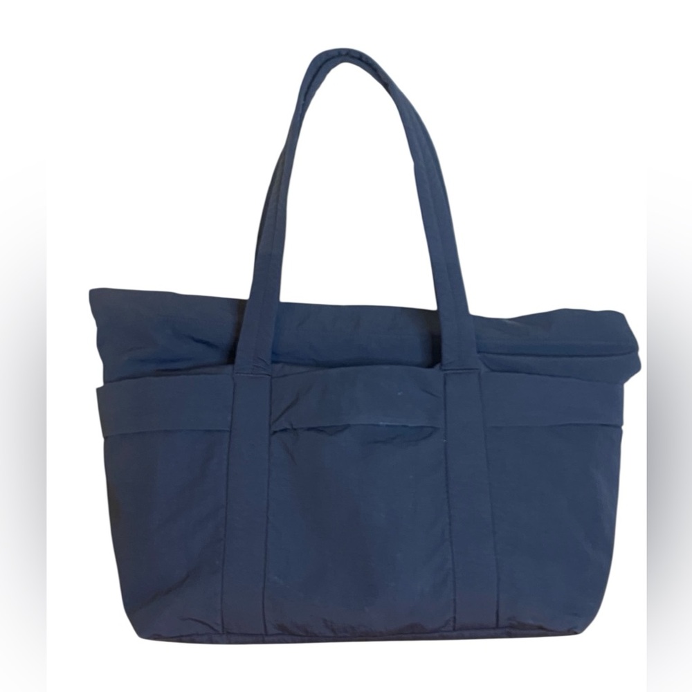 Lululemon Black Nylon Weekender Laptop Gym Tote Multi Pocket Bag - Picture 2 of 12